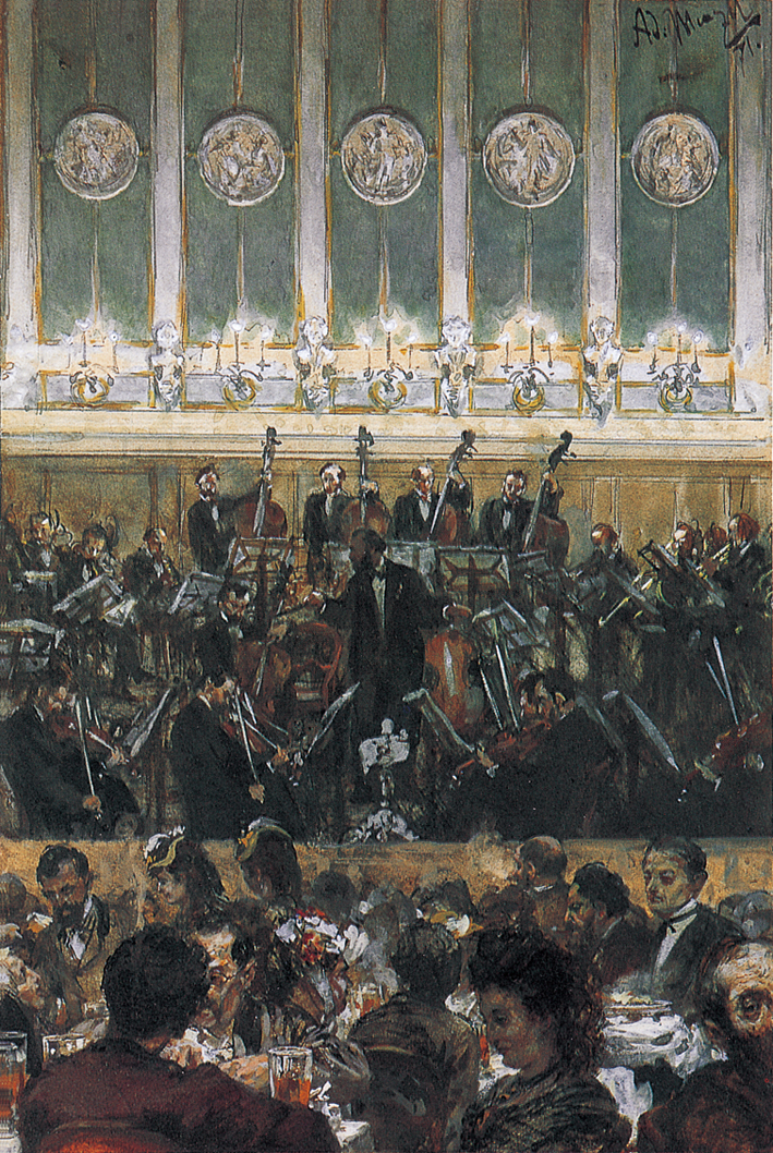  Adolpyh Von Menzel —— 比尔泽音乐会